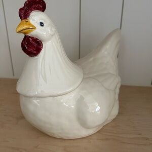Ceramic Rooster Cookie Jar